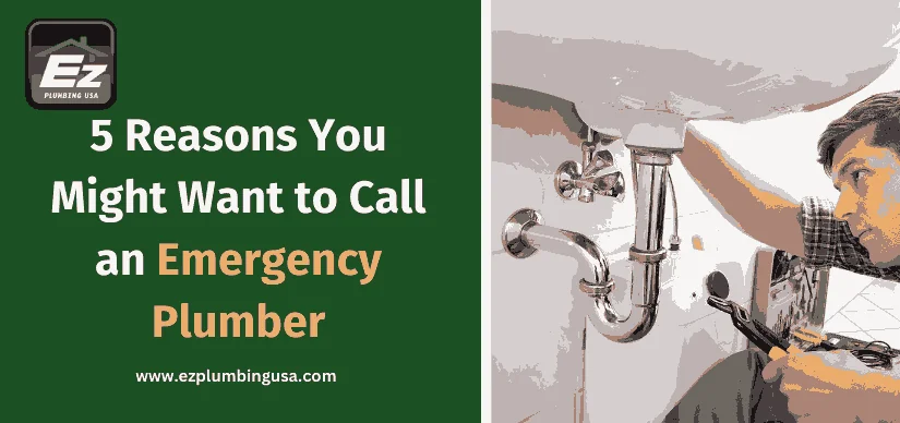 5 Reasons You Might Want to Call an Emergency Plumber