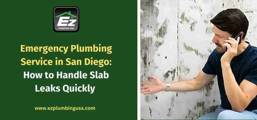 Emergency Plumbing Service in San Diego: How to Handle Slab Leaks Quickly